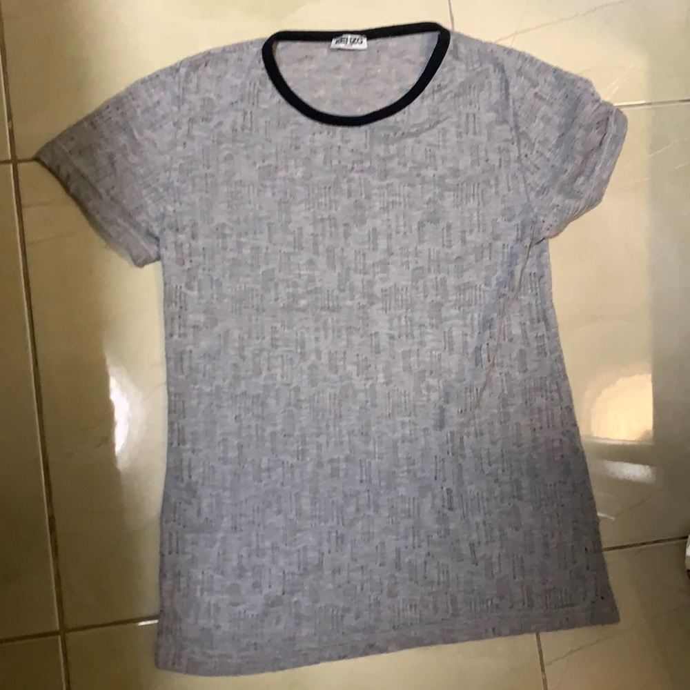 Kenzo authentic summer basic grey blouse